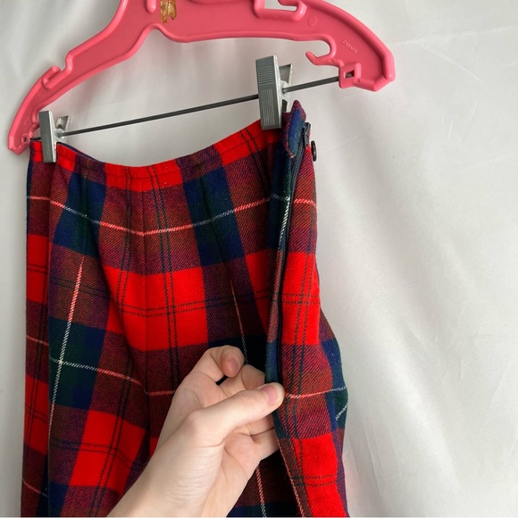 1960s Wool Pendleton - Tartan Trousers - Talon side zipper made in USA - Picture 3 of 8